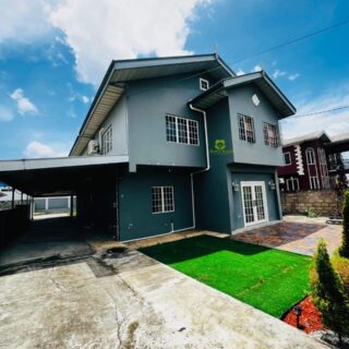 House For Rent-Fully Furnished-3Beds-2.5Bath-Fully Fenced-Fully Air Conditioned-Parking on compound for 6 vehicles-Charlieville