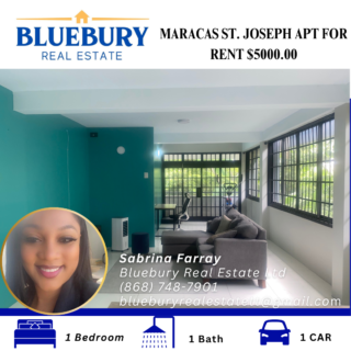 Apartment for Rent – Maracas St. Joseph $5000.00